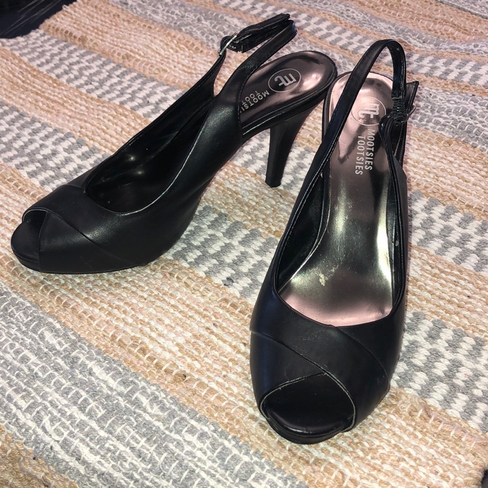 Mootsies Tootsies black heels
